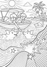 Bahamas POP Art Ausmalbilder 15 Malvorlagen – Materialseite 3