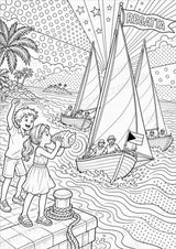 Bahamas POP Art Ausmalbilder 15 Malvorlagen – Materialseite 13