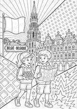 Belgien POP Art Ausmalbilder 15 Malvorlagen – Materialseite 2