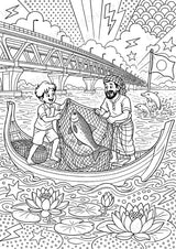 Bangladesch POP Art Ausmalbilder 15 Malvorlagen – Materialseite 4