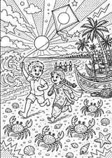Bangladesch POP Art Ausmalbilder 15 Malvorlagen – Materialseite 5