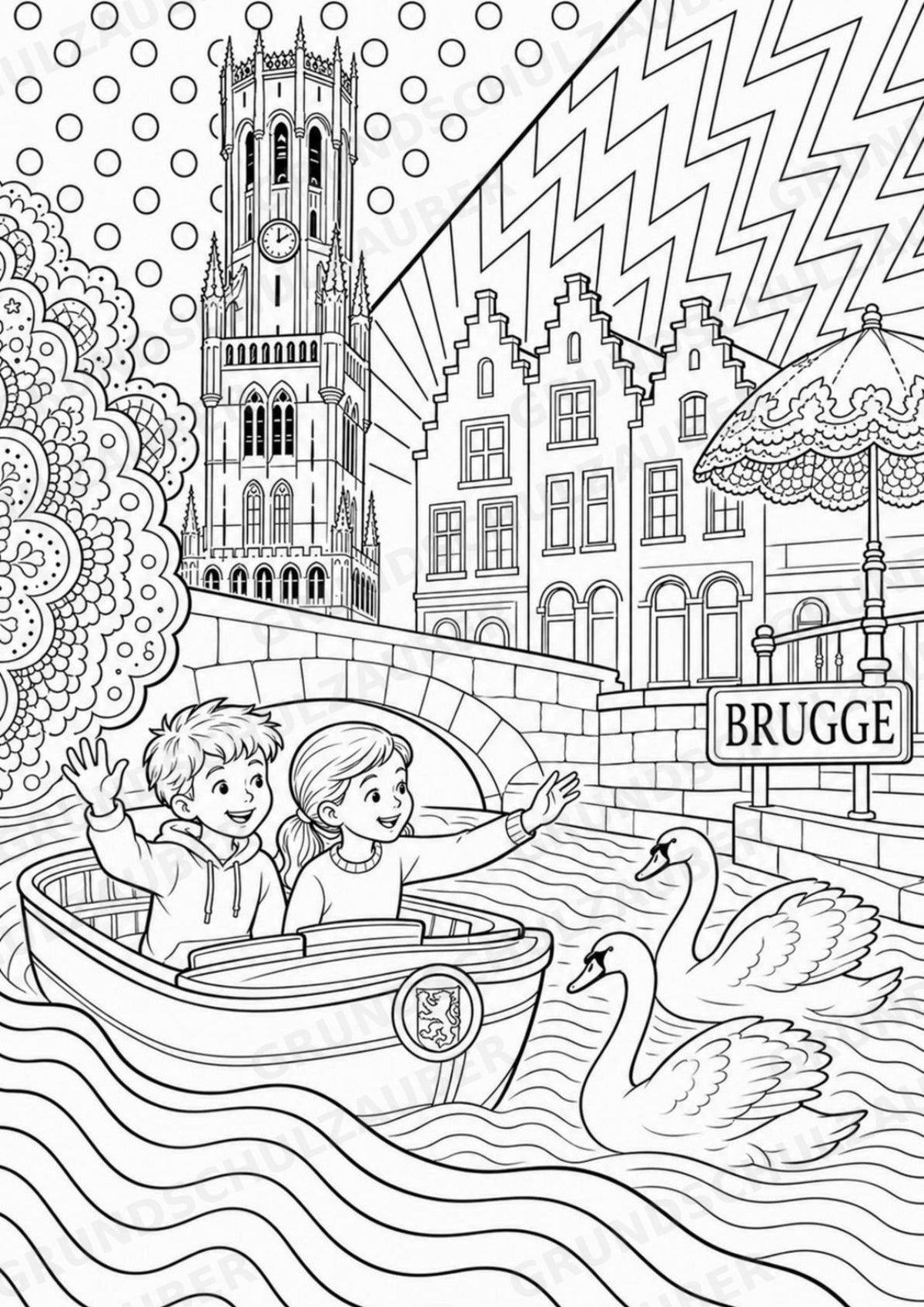 Belgien POP Art Ausmalbilder 15 Malvorlagen – Materialseite 4