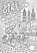 Belgien POP Art Ausmalbilder 15 Malvorlagen – Materialseite 5