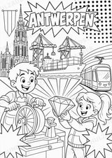 Belgien POP Art Ausmalbilder 15 Malvorlagen – Materialseite 6