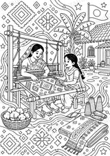 Bangladesch POP Art Ausmalbilder 15 Malvorlagen – Materialseite 9