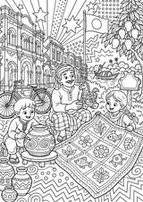 Bangladesch POP Art Ausmalbilder 15 Malvorlagen – Materialseite 15