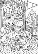 Belgien POP Art Ausmalbilder 15 Malvorlagen – Materialseite 14