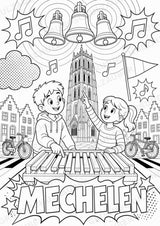 Belgien POP Art Ausmalbilder 15 Malvorlagen – Materialseite 15