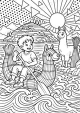 Bolivien POP Art Ausmalbilder 15 Malvorlagen – Materialseite 4