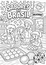 Brasilien POP Art Ausmalbilder 15 Malvorlagen – Materialseite 10