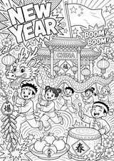 China POP Art Ausmalbilder 15 Malvorlagen – Materialseite 7