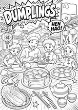 China POP Art Ausmalbilder 15 Malvorlagen – Materialseite 10