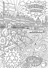 Dänemark POP Art Ausmalbilder 15 Malvorlagen – Materialseite 6
