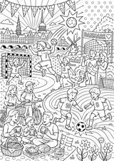 Dänemark POP Art Ausmalbilder 15 Malvorlagen – Materialseite 13