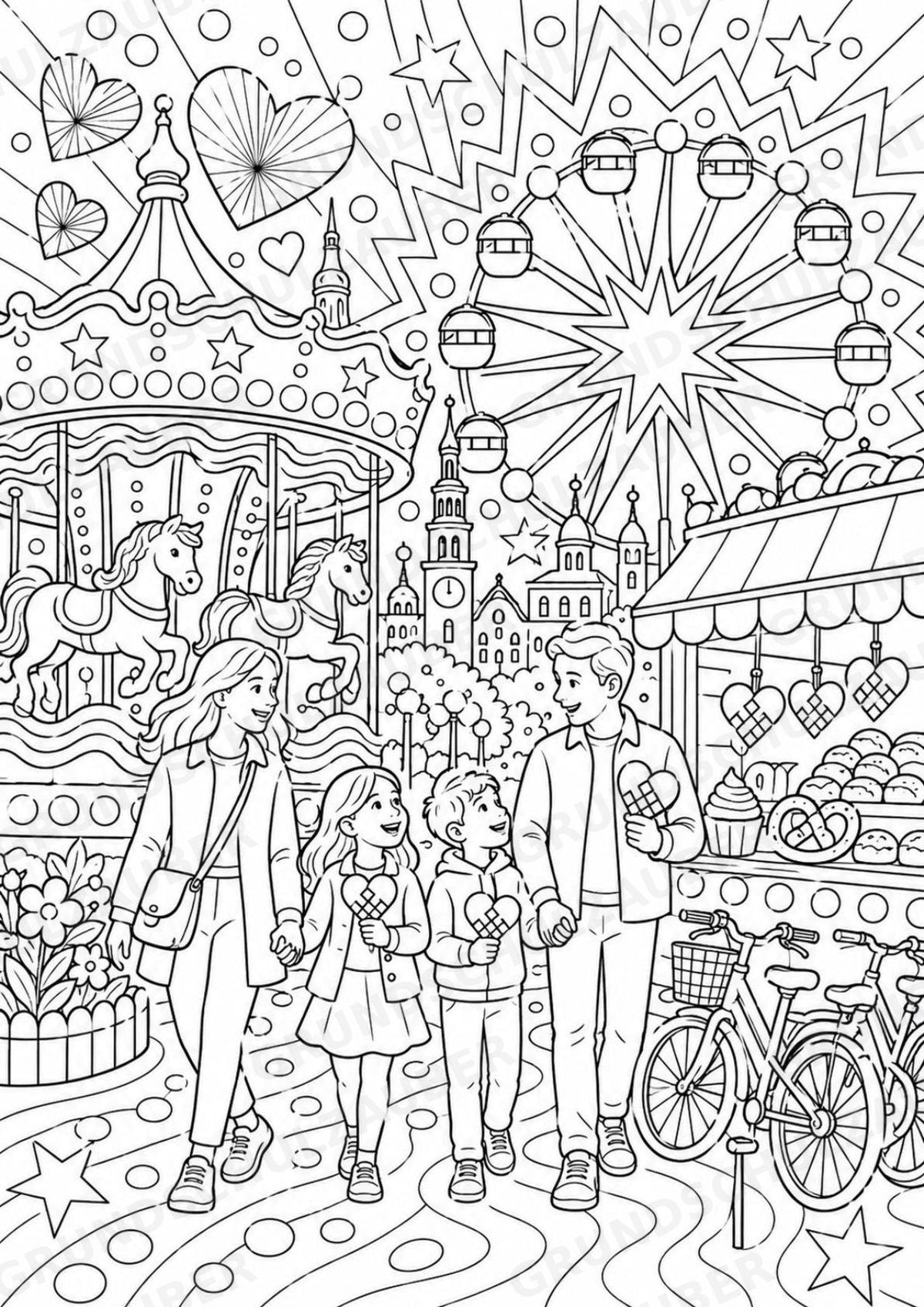 Dänemark POP Art Ausmalbilder 15 Malvorlagen – Materialseite 15
