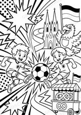 Deutschland POP Art Ausmalbilder 15 Malvorlagen – Materialseite 8