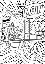 Deutschland POP Art Ausmalbilder 15 Malvorlagen – Materialseite 9