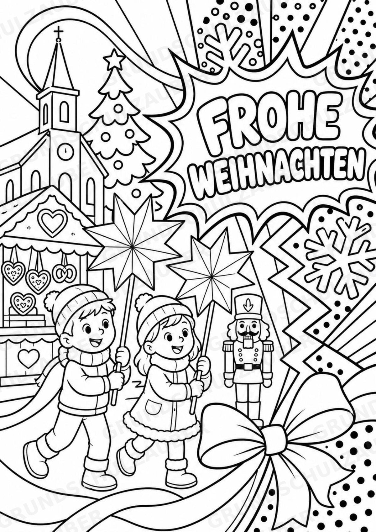 Deutschland POP Art Ausmalbilder 15 Malvorlagen – Materialseite 13