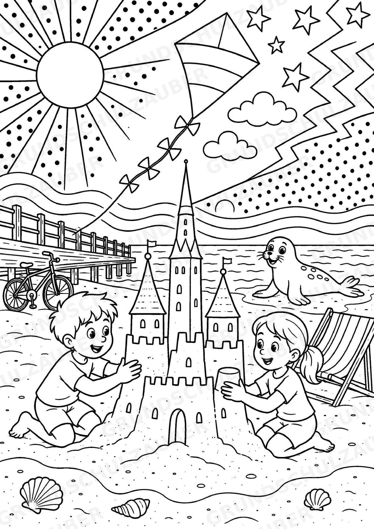 Estland POP Art Ausmalbilder 15 Malvorlagen – Materialseite 7