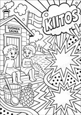Finnland POP Art Ausmalbilder 15 Malvorlagen – Materialseite 5