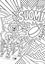 Finnland POP Art Ausmalbilder 15 Malvorlagen – Materialseite 6