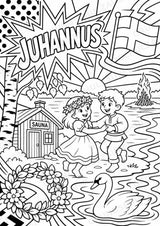 Finnland POP Art Ausmalbilder 15 Malvorlagen – Materialseite 12