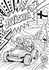 Finnland POP Art Ausmalbilder 15 Malvorlagen – Materialseite 14