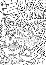 Finnland POP Art Ausmalbilder 15 Malvorlagen – Materialseite 16