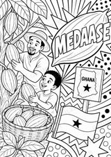 Ghana POP Art Ausmalbilder 15 Malvorlagen – Materialseite 6