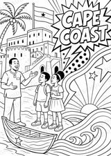 Ghana POP Art Ausmalbilder 15 Malvorlagen – Materialseite 10