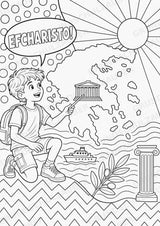 Griechenland POP Art Ausmalbilder 15 Malvorlagen – Materialseite 16
