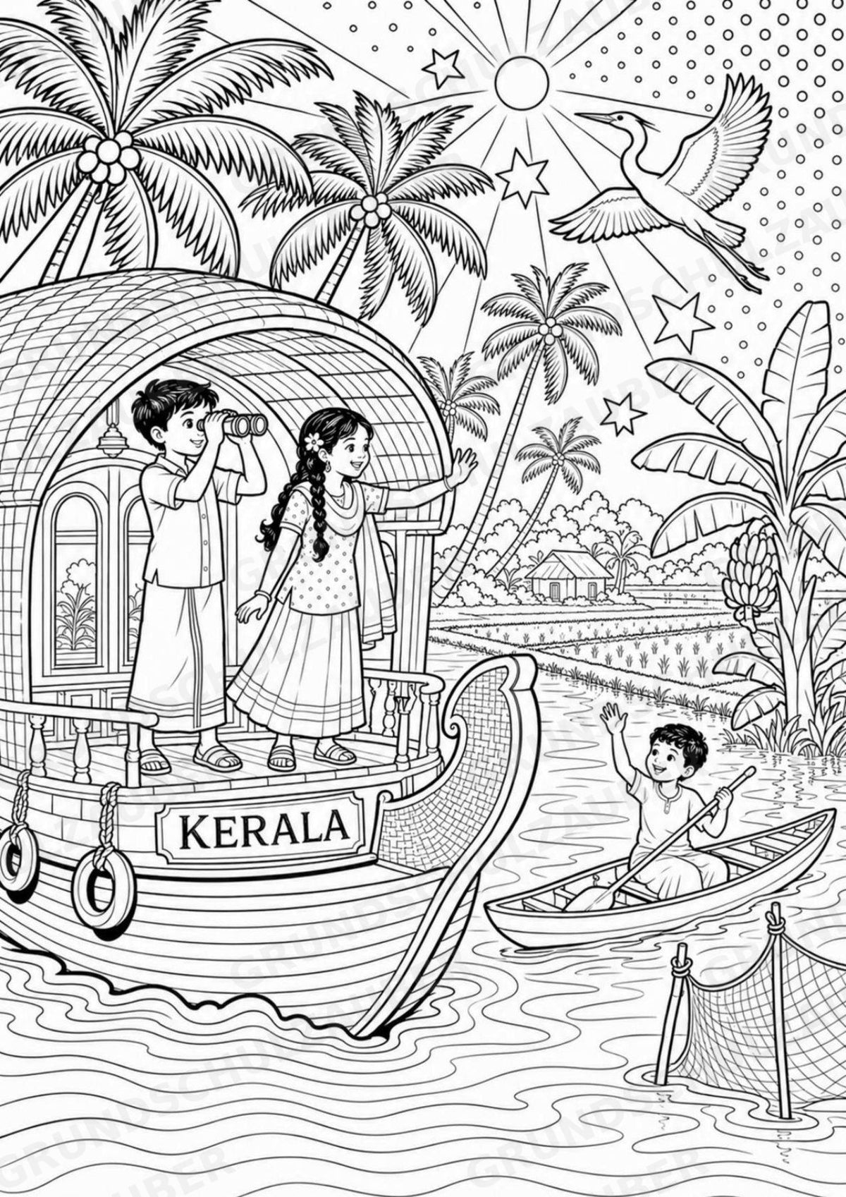 Indien POP Art Ausmalbilder 15 Malvorlagen – Materialseite 5