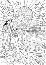 Indonesien POP Art Ausmalbilder 15 Malvorlagen – Materialseite 5
