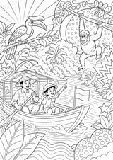 Indonesien POP Art Ausmalbilder 15 Malvorlagen – Materialseite 6