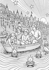 Indien POP Art Ausmalbilder 15 Malvorlagen – Materialseite 7