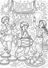 Indien POP Art Ausmalbilder 15 Malvorlagen – Materialseite 8