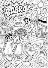 Irak POP Art Ausmalbilder 15 Malvorlagen – Materialseite 7
