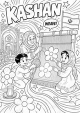 Iran POP Art Ausmalbilder 15 Malvorlagen – Materialseite 9