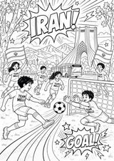 Iran POP Art Ausmalbilder 15 Malvorlagen – Materialseite 13