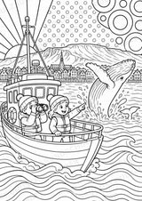 Island POP Art Ausmalbilder 15 Malvorlagen – Materialseite 6