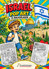 Israel POP Art Ausmalbilder 15 Malvorlagen – Cover