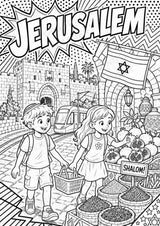 Israel POP Art Ausmalbilder 15 Malvorlagen – Materialseite 3
