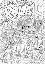 Italien POP Art Ausmalbilder 15 Malvorlagen – Materialseite 2
