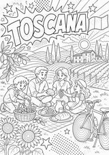 Italien POP Art Ausmalbilder 15 Malvorlagen – Materialseite 4