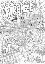 Italien POP Art Ausmalbilder 15 Malvorlagen – Materialseite 5
