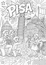 Italien POP Art Ausmalbilder 15 Malvorlagen – Materialseite 6