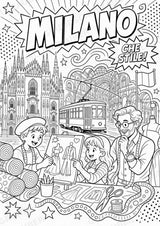 Italien POP Art Ausmalbilder 15 Malvorlagen – Materialseite 10
