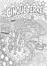Italien POP Art Ausmalbilder 15 Malvorlagen – Materialseite 14