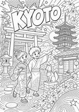 Japan POP Art Ausmalbilder 15 Malvorlagen – Materialseite 3
