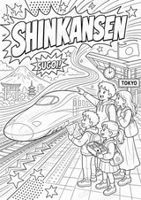Japan POP Art Ausmalbilder 15 Malvorlagen – Materialseite 13